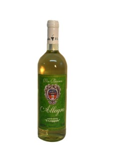 vino bianco allegro frizzante - Azienda Agricola Il Grappolo Vinci Toiano